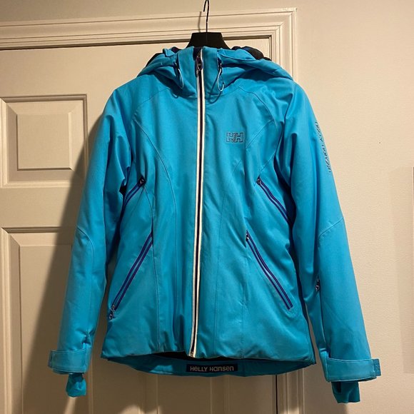 Helly Hansen Women's Blue Fitted Ski Coat - Picture 1 of 5